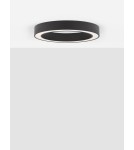 Ring ceiling lamps - Luces Exclusivas CLARO Modern Ceiling Black 1xLED max 50W 3000-4000K LE42685 - product 2