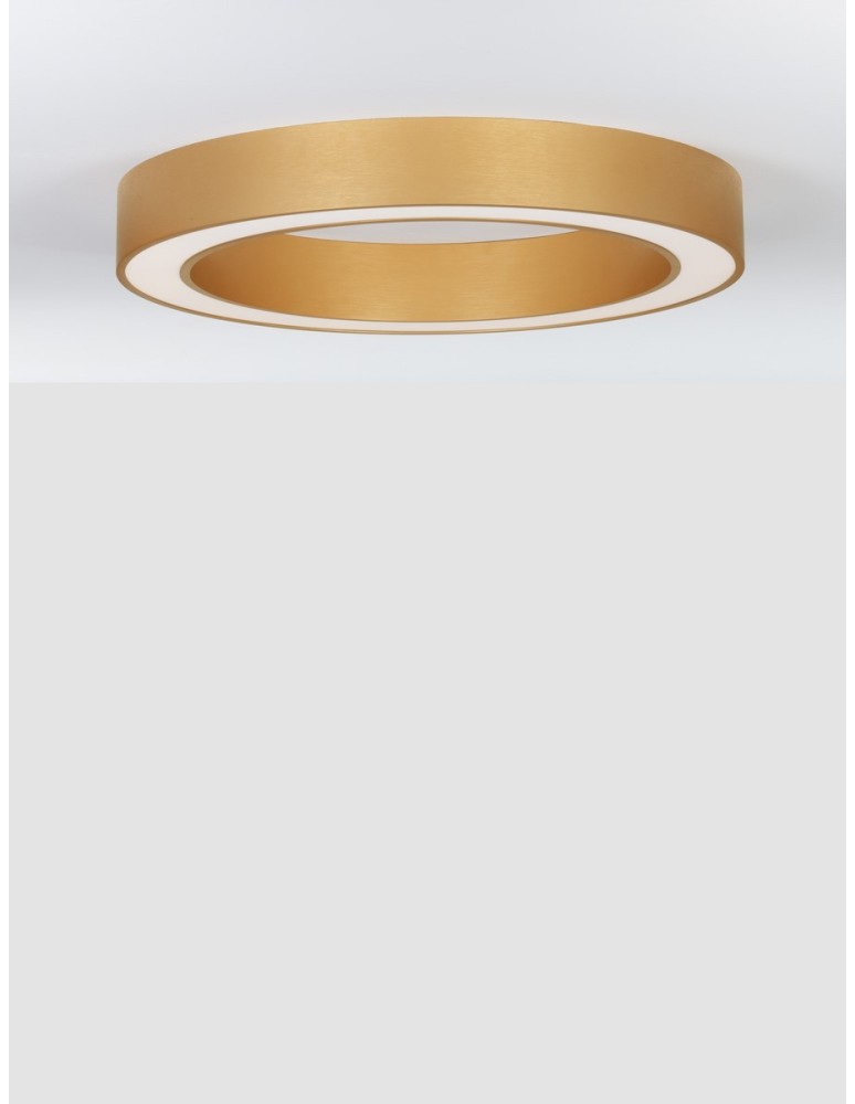 Ring ceiling lamps - Luces Exclusivas CLARO Ceiling Modern Gold and shades of gold 1xLED max 50W 3000-4000K LE42686 - product kolory-swiatla.pl 3