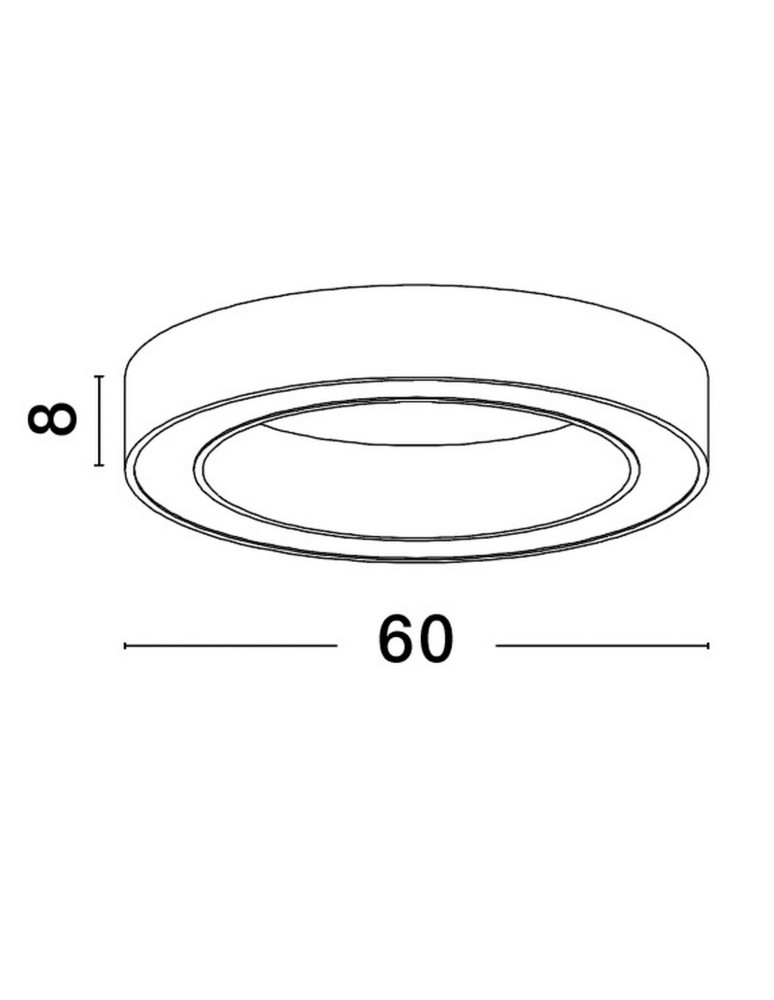 Ring ceiling lamps - Luces Exclusivas CLARO Ceiling Modern Gold and shades of gold 1xLED max 50W 3000-4000K LE42686 - product kolory-swiatla.pl 6