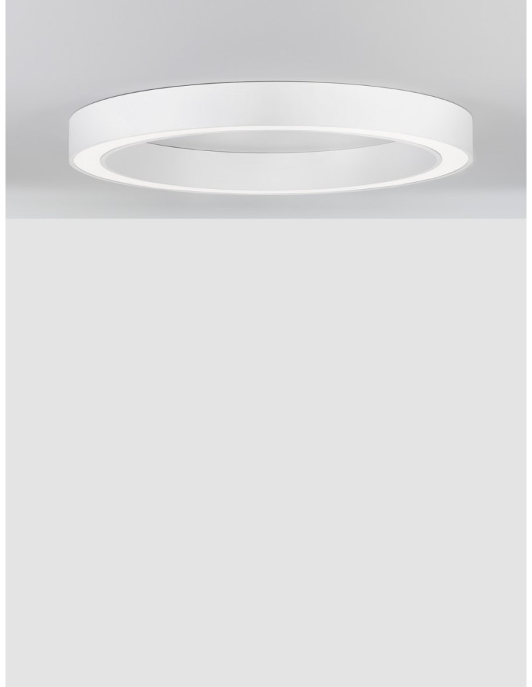 Ring ceiling lamps - Luces Exclusivas CLARO Modern Ceiling White 1xLED max 60W 3000-4000K LE42687 - product kolory-swiatla.pl 2