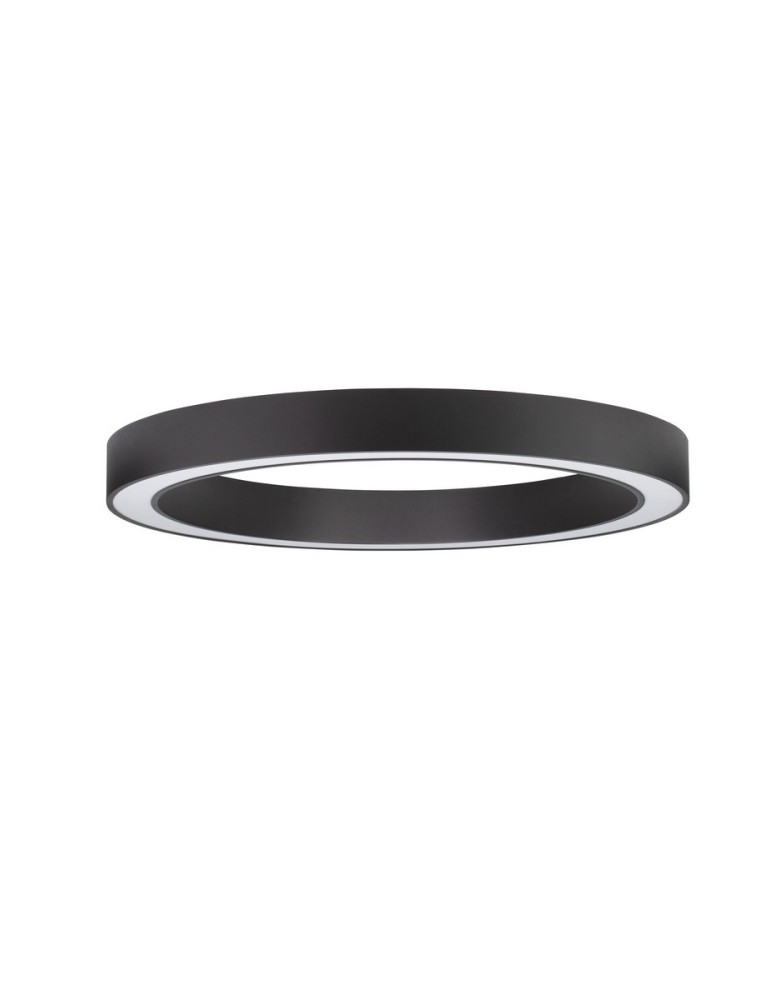 Ring ceiling lamps - Luces Exclusivas CLARO Modern Ceiling Black 1xLED max 60W 3000-4000K LE42688 - product kolory-swiatla.pl 1