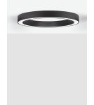 Ring ceiling lamps - Luces Exclusivas CLARO Modern Ceiling Black 1xLED max 60W 3000-4000K LE42688 - product 2