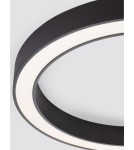 Ring ceiling lamps - Luces Exclusivas CLARO Modern Ceiling Black 1xLED max 60W 3000-4000K LE42688 - product 3