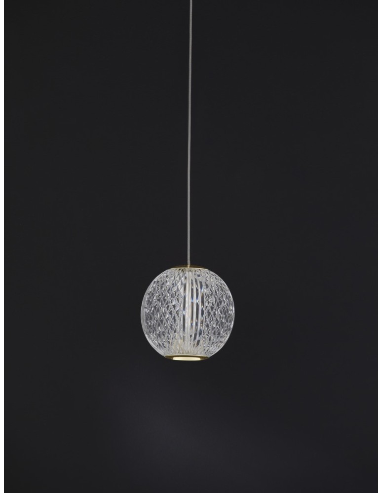 Pendant lamps - Luces Exclusivas CANA Pendant Modern Gold and Gold Shades 1xLED max 4.2W 3200K LE42690 - product kolory-swiatla.pl 3