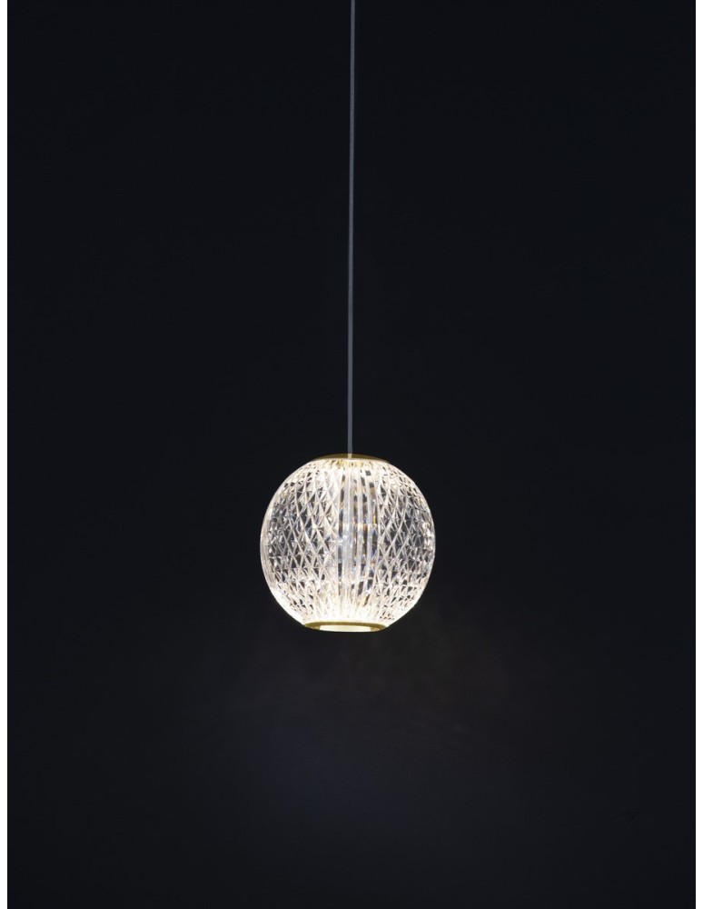 Pendant lamps - Luces Exclusivas CANA Pendant Modern Gold and Gold Shades 1xLED max 4.2W 3200K LE42690 - product kolory-swiatla.pl 5