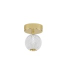 Ceiling lamps - Luces Exclusivas CANA Ceiling Modern Gold and shades of gold 1xLED max 4W 3200K LE42691 - product 1