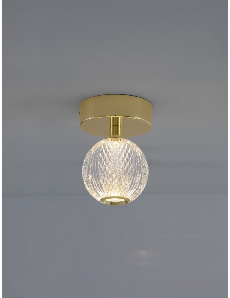 Ceiling lamps - Luces Exclusivas CANA Ceiling Modern Gold and shades of gold 1xLED max 4W 3200K LE42691 - product kolory-swiatla.pl 2