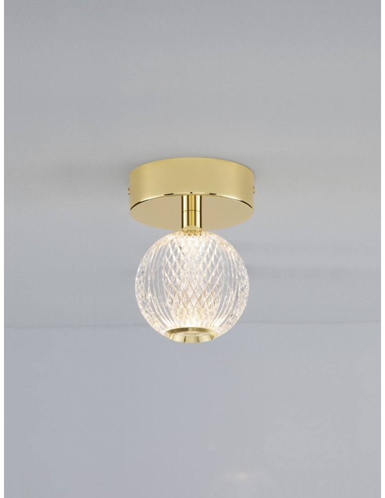 Ceiling lamps - Luces Exclusivas CANA Ceiling Modern Gold and shades of gold 1xLED max 4W 3200K LE42691 - product kolory-swiatla.pl 3