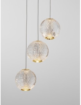 Luces Exclusivas CANA Wisząca Nowoczesna złoty i odcienie złota 1xLED max 15W 3200K LE42692 - produkt 2