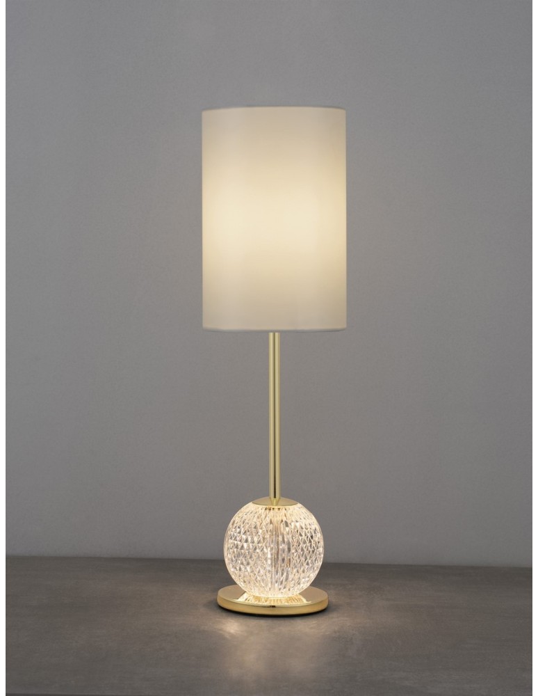 LED table lamps - Luces Exclusivas CANA Table gold and gold shades 1xLED max 8,8W 3200K LE42694 - product kolory-swiatla.pl 2