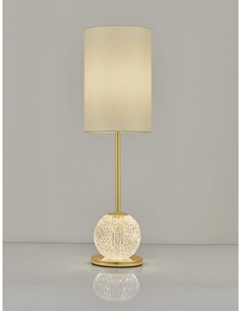 LED table lamps - Luces Exclusivas CANA Table gold and gold shades 1xLED max 8,8W 3200K LE42694 - product kolory-swiatla.pl 3