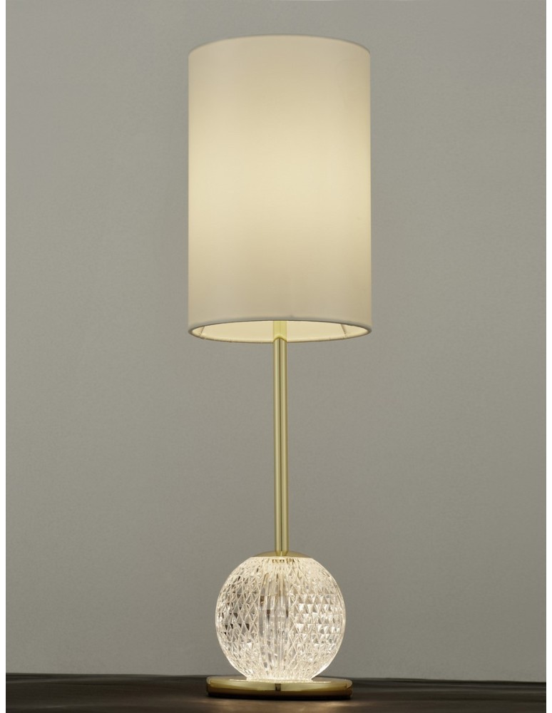 LED table lamps - Luces Exclusivas CANA Table gold and gold shades 1xLED max 8,8W 3200K LE42694 - product kolory-swiatla.pl 4