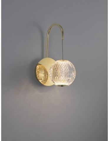 Luces Exclusivas CANA Ścienna Nowoczesna złoty i odcienie złota 1xLED max 4,2W 3200K LE42695 - produkt 2