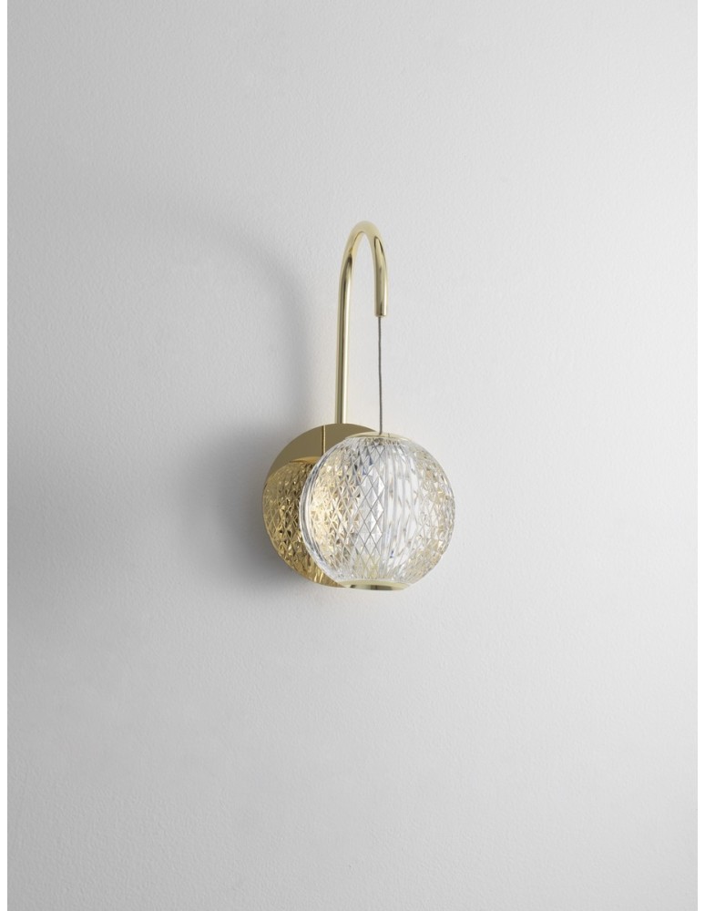 Wall lamps - Luces Exclusivas CANA Wall-mounted Modern Gold and gold shades 1xLED max 4.2W 3200K LE42695 - product kolory-swiatla.pl 3