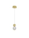 Luces Exclusivas PONCE Pendant Modern gold and gold shades 1xLED max 4W 3200K LE42698