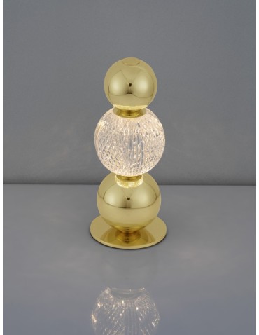 Luces Exclusivas PONCE Table gold and shades of gold 1xLED max 4W 3200K LE42704 - product 2