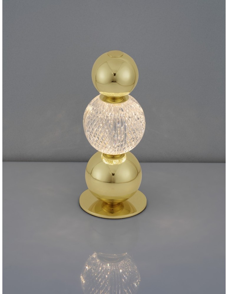 LED table lamps - Luces Exclusivas PONCE Table gold and shades of gold 1xLED max 4W 3200K LE42704 - product kolory-swiatla.pl 2
