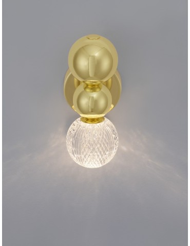 Luces Exclusivas PONCE Wall-mounted Modern Gold and shades of gold 1xLED max 4W 3200K LE42705 - product 2