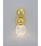 Wall lamps - Luces Exclusivas PONCE Wall-mounted Modern Gold and shades of gold 1xLED max 4W 3200K LE42705 - product 3