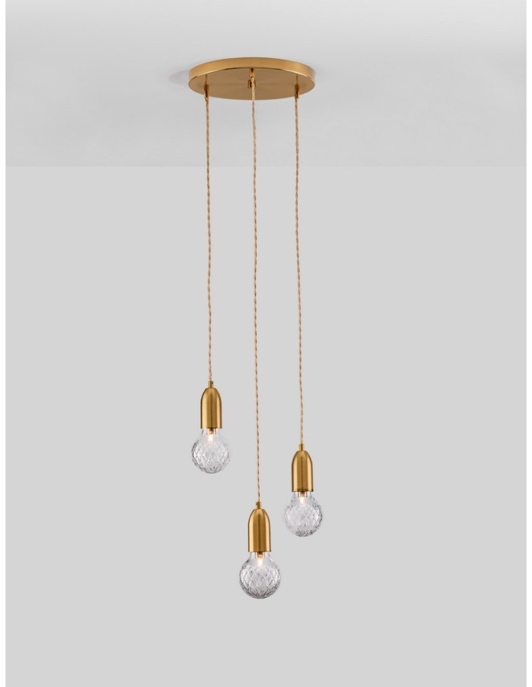 Pendant lamps - Luces Exclusivas BANI Pendant Modern Black 3xG9 max 6W LE42710 - product kolory-swiatla.pl 3