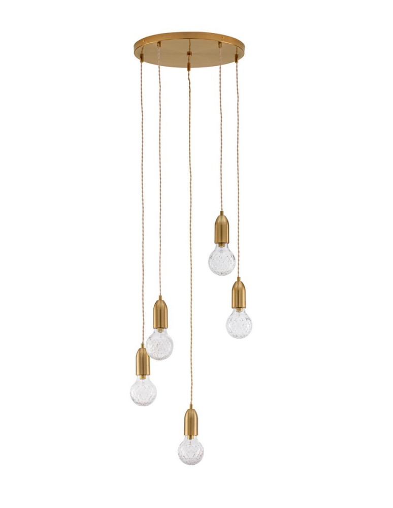 Pendant lamps - Luces Exclusivas BANI Pendant Modern Black 5xG9 max 6W LE42711 - product kolory-swiatla.pl 1