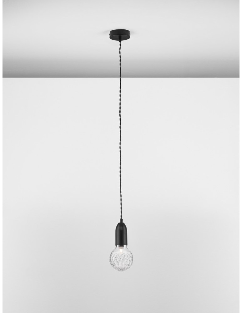 Pendant lamps - Luces Exclusivas BANI Pendant Modern Black 1xG9 max 6W LE42714 - product kolory-swiatla.pl 2