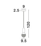 Pendant lamps - Luces Exclusivas BANI Pendant Modern Black 1xG9 max 6W LE42714 - product 5