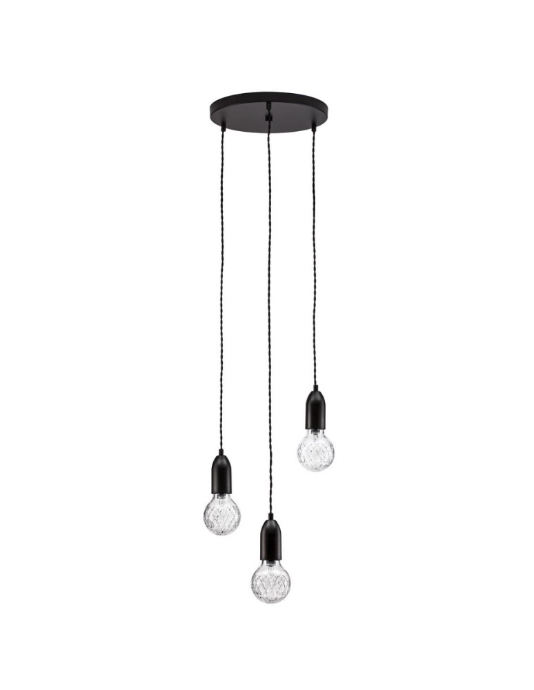 Lampy wiszące - Luces Exclusivas BANI Wisząca Nowoczesna czarny 3xG9 max 6W LE42715 - produkt kolory-swiatla.pl 1