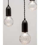 Lampy wiszące - Luces Exclusivas BANI Wisząca Nowoczesna czarny 3xG9 max 6W LE42715 - produkt 2