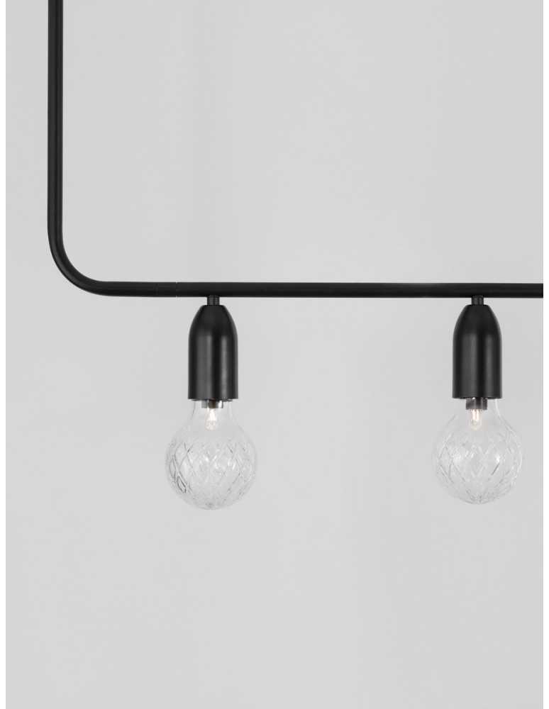 Lampy wiszące - Luces Exclusivas BANI Wisząca Nowoczesna czarny 5xG9 max 6W LE42716 - produkt kolory-swiatla.pl 4