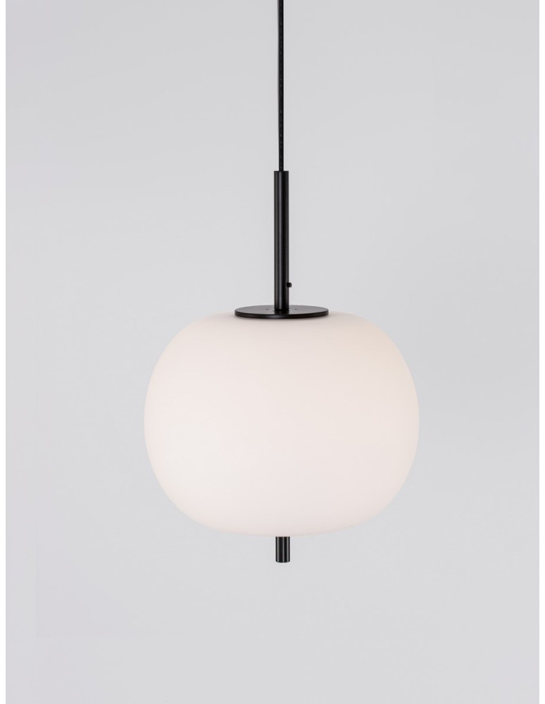 Single pendant lamps - Luces Exclusivas MARC Pendant Modern Black 1xE27 max 12W LE42718 - product kolory-swiatla.pl 2