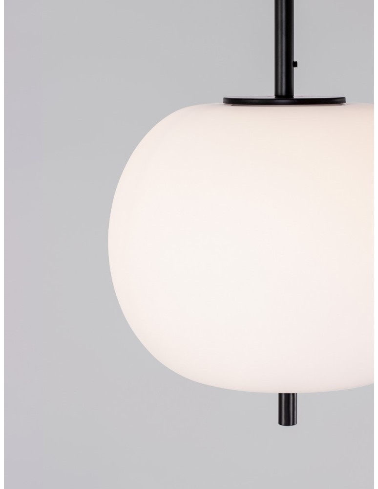 Single pendant lamps - Luces Exclusivas MARC Pendant Modern Black 1xE27 max 12W LE42718 - product kolory-swiatla.pl 4