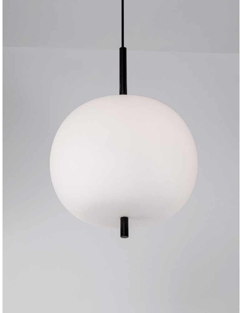 Single pendant lamps - Luces Exclusivas MARC Pendant Modern Black 1xE27 max 12W LE42718 - product kolory-swiatla.pl 5