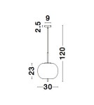 Single pendant lamps - Luces Exclusivas MARC Pendant Modern Black 1xE27 max 12W LE42718 - product 6