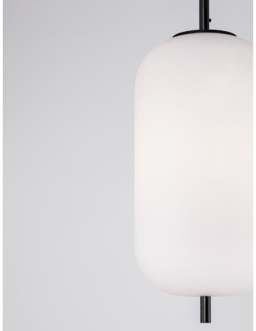 Luces Exclusivas MARC Wisząca Nowoczesna czarny 1xE27 max 12W LE42719 - produkt 2