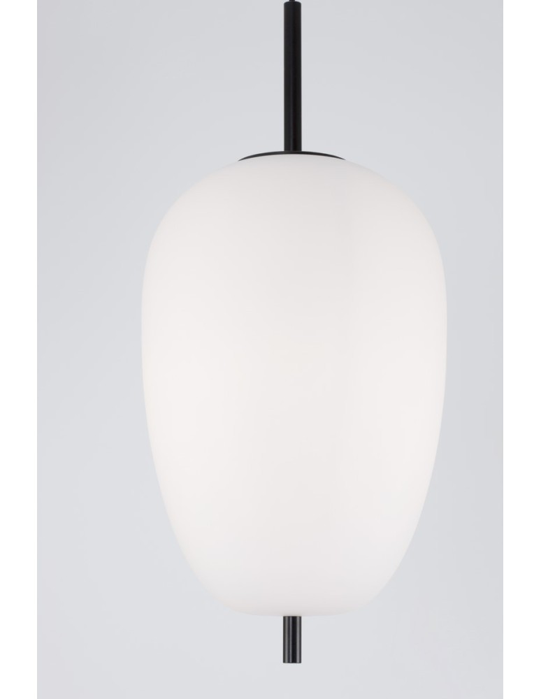 Lampy wiszące pojedyncze - Luces Exclusivas MARC Wisząca Nowoczesna czarny 1xE27 max 12W LE42720 - produkt kolory-swiatla.pl 3