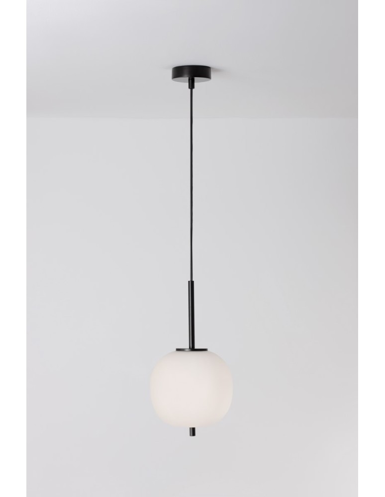 Pendant lamps - Luces Exclusivas MARC Modern Pendant Black 1xE14 max 5W LE42721 - product kolory-swiatla.pl 2