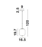 Pendant lamps - Luces Exclusivas MARC Pendant Modern Black 1xE14 max 5W LE42722 - product 5