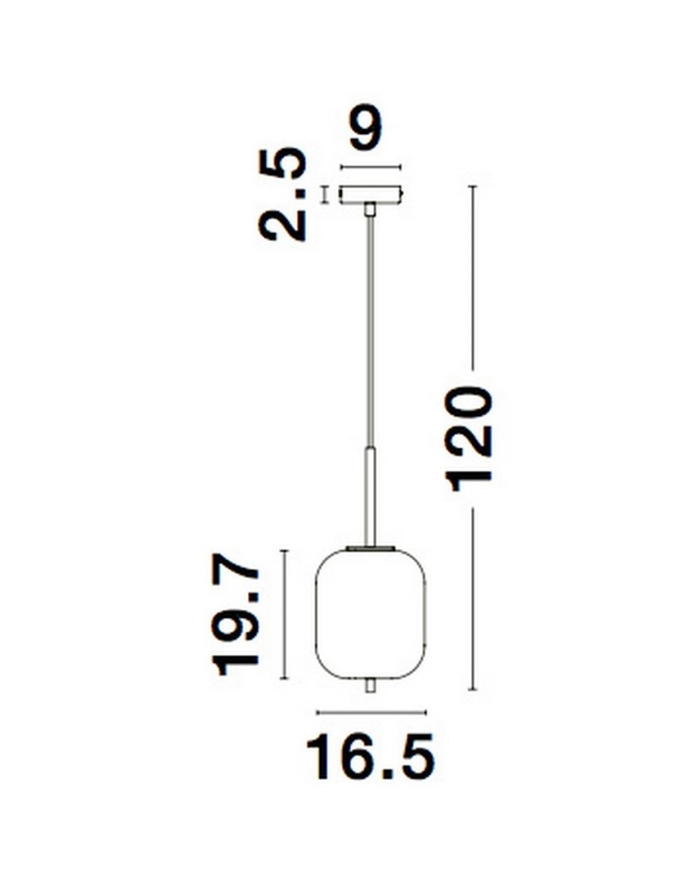 Pendant lamps - Luces Exclusivas MARC Pendant Modern Black 1xE14 max 5W LE42722 - product kolory-swiatla.pl 5