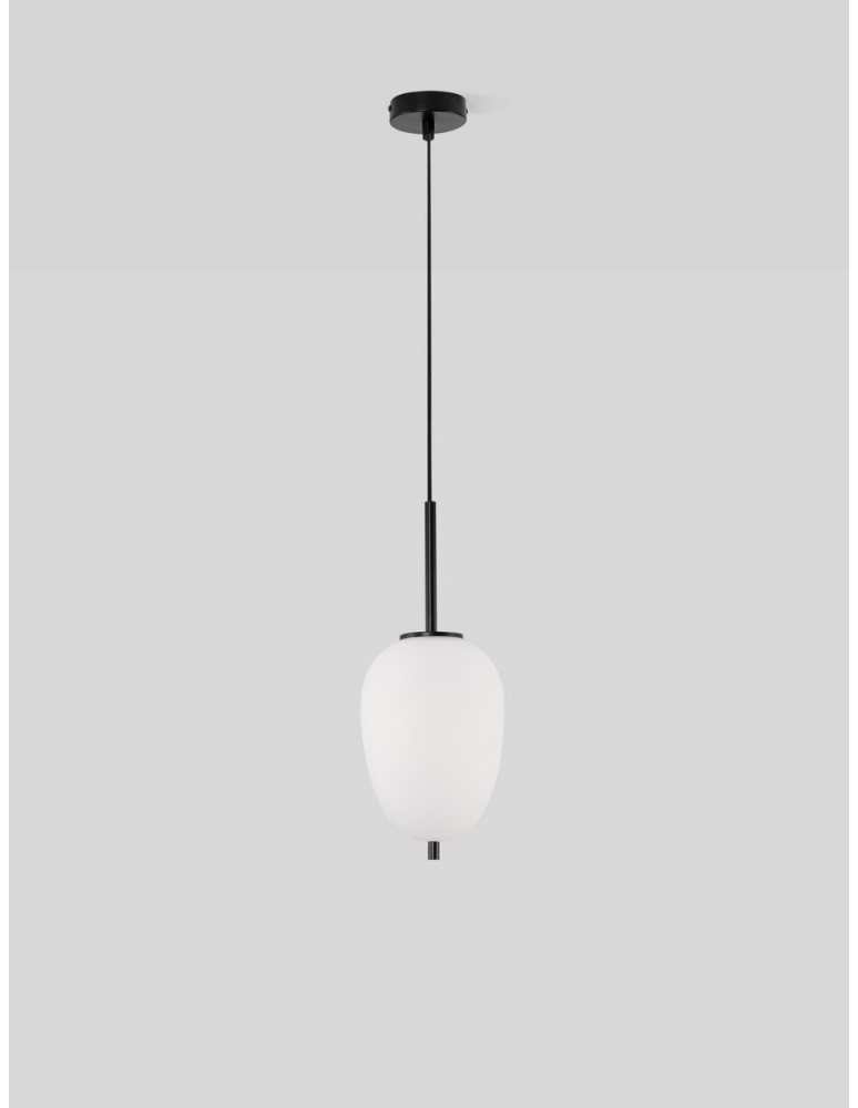 Pendant lamps - Luces Exclusivas MARC Pendant Modern Black 1xE14 max 5W LE42723 - product kolory-swiatla.pl 3