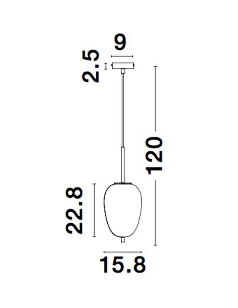 Pendant lamps - Luces Exclusivas MARC Pendant Modern Black 1xE14 max 5W LE42723 - product kolory-swiatla.pl 5