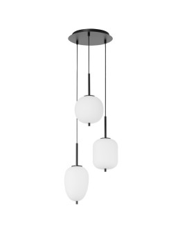 Luces Exclusivas MARC Wisząca Nowoczesna czarny 3xE14 max 5W LE42724