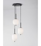 Pendant lamps - Luces Exclusivas MARC Pendant Modern Black 3xE14 max 5W LE42724 - product 2