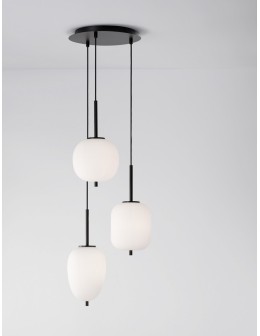 Luces Exclusivas MARC Wisząca Nowoczesna czarny 3xE14 max 5W LE42724 - produkt 2