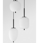 Pendant lamps - Luces Exclusivas MARC Pendant Modern Black 3xE14 max 5W LE42724 - product 3