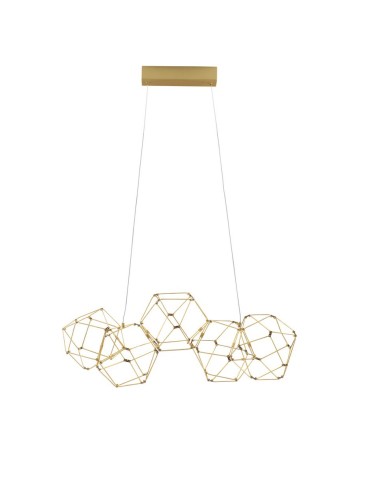 Luces Exclusivas ASIS Pendant Modern Gold and shades of gold 1xLED max 21,6W 3000K LE42726