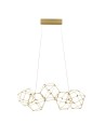 Luces Exclusivas ASIS Pendant Modern Gold and shades of gold 1xLED max 21,6W 3000K LE42726
