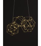 Pendant lamps - Luces Exclusivas ASIS Pendant Modern Gold and shades of gold 1xLED max 21,6W 3000K LE42726 - product 4