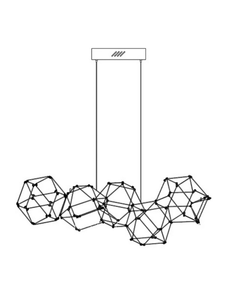 Pendant lamps - Luces Exclusivas ASIS Pendant Modern Gold and shades of gold 1xLED max 21,6W 3000K LE42726 - product kolory-swiatla.pl 5