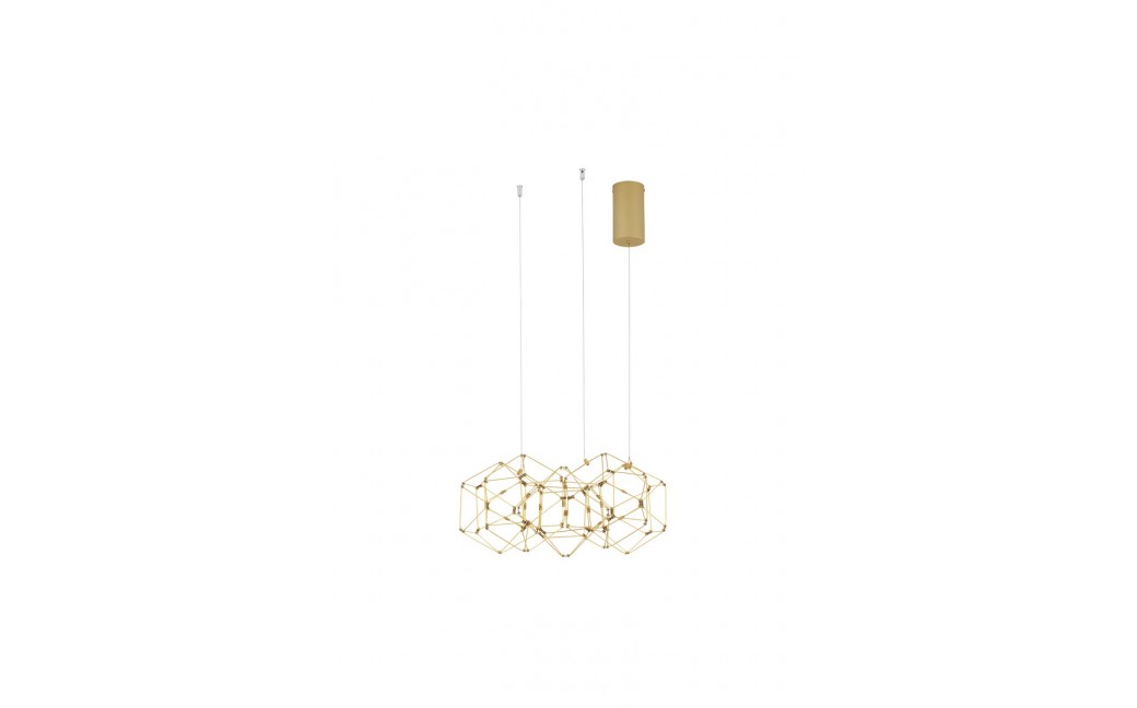 Luces Exclusivas ASIS Wisząca Nowoczesna złoty i odcienie złota 1xLED max 21,6W 3000K LE42727
